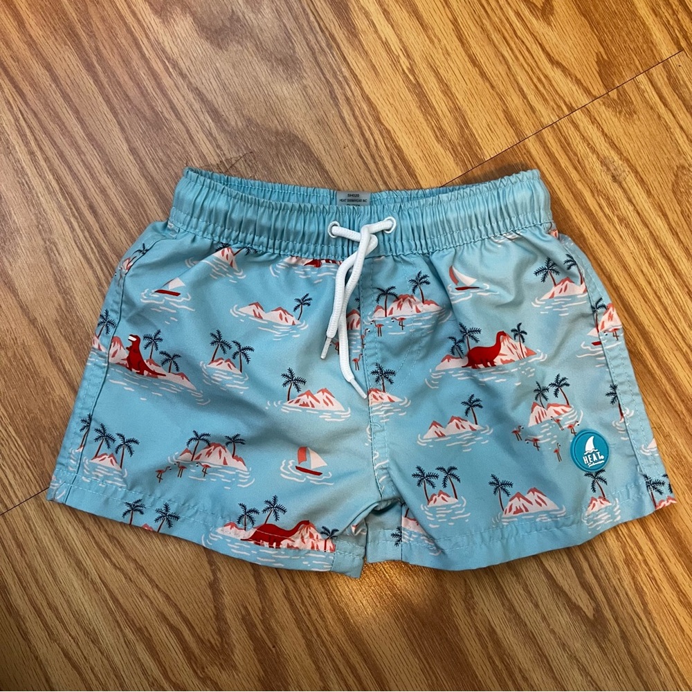 Kids Tropical Print Swim Shorts size 12 months